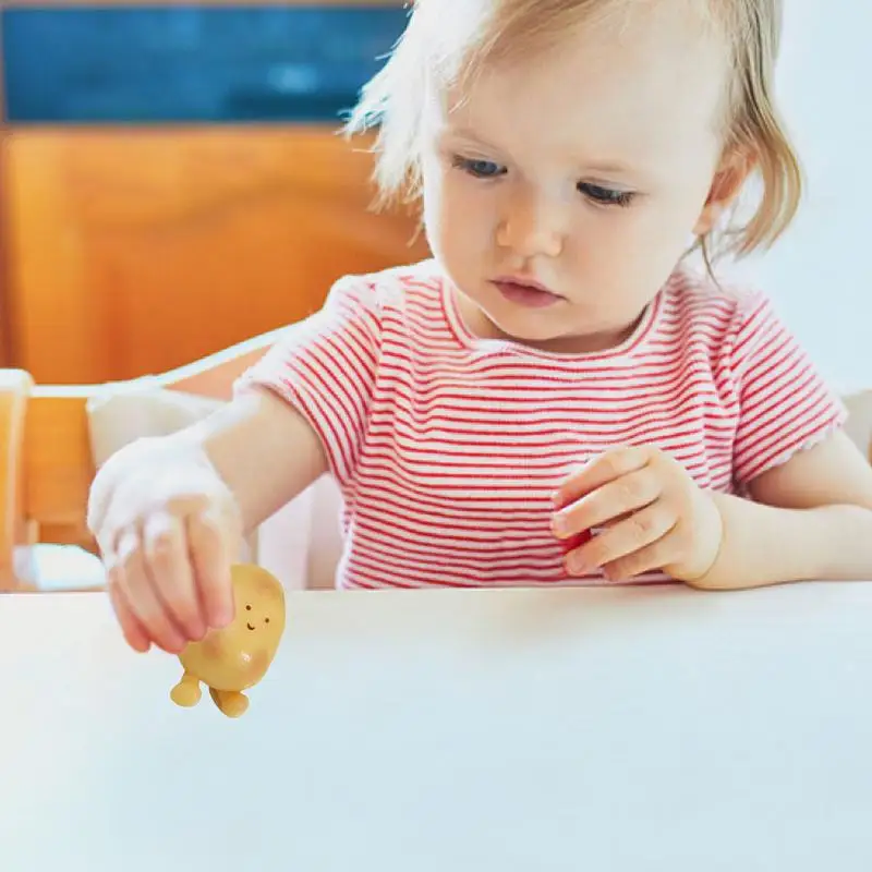 Juguetes de patatas suaves para adultos, patatas elásticas para aliviar los adultos, juguete suave de crecimiento lento en forma de patata para amigos de todas las edades