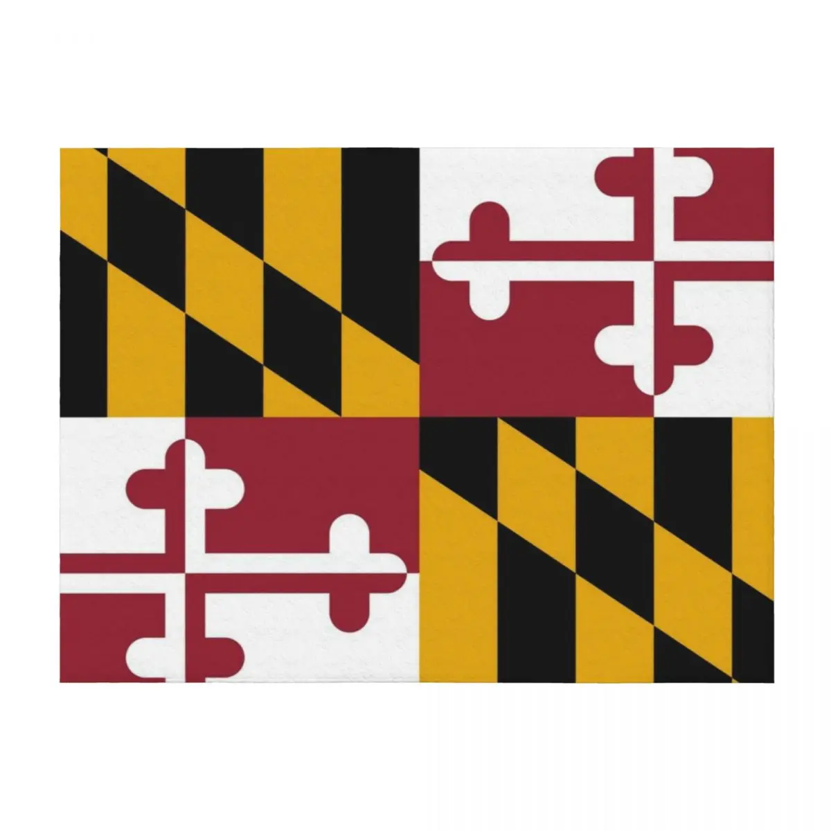 

Maryland Flag Throw Blanket warm for winter Flannel for winter wednesday Blankets