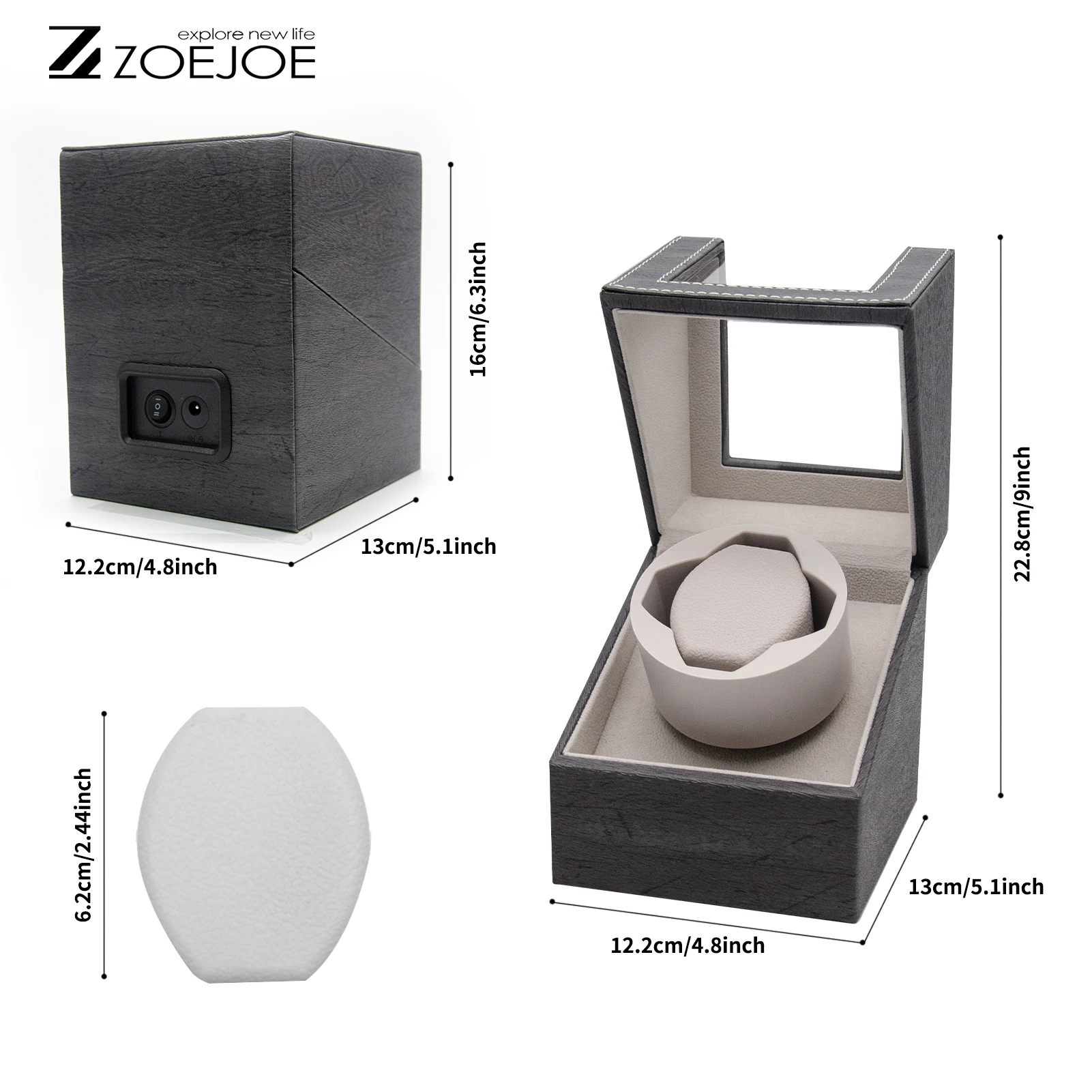 ZOEJOE 자동 시계 와인더, PU 가죽, USB 전 - Watch Winder Single 리뷰 및 가격