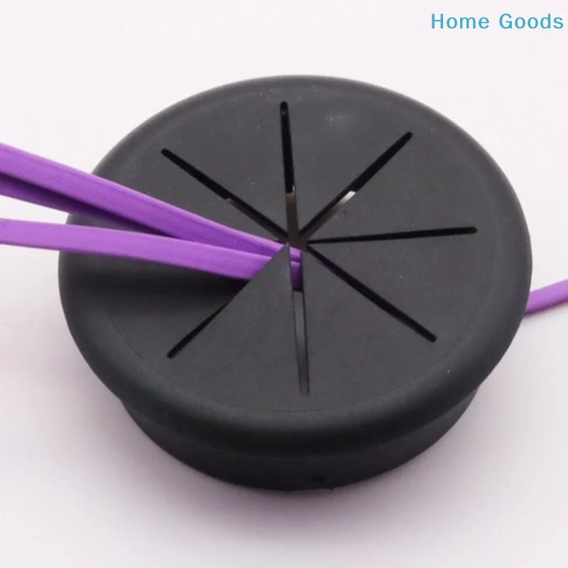 preferred1Pc Flexible Silicone Cable Hole Cover Desk Cord Grommet Rubber Grommets Computer desk cable box coverproduct