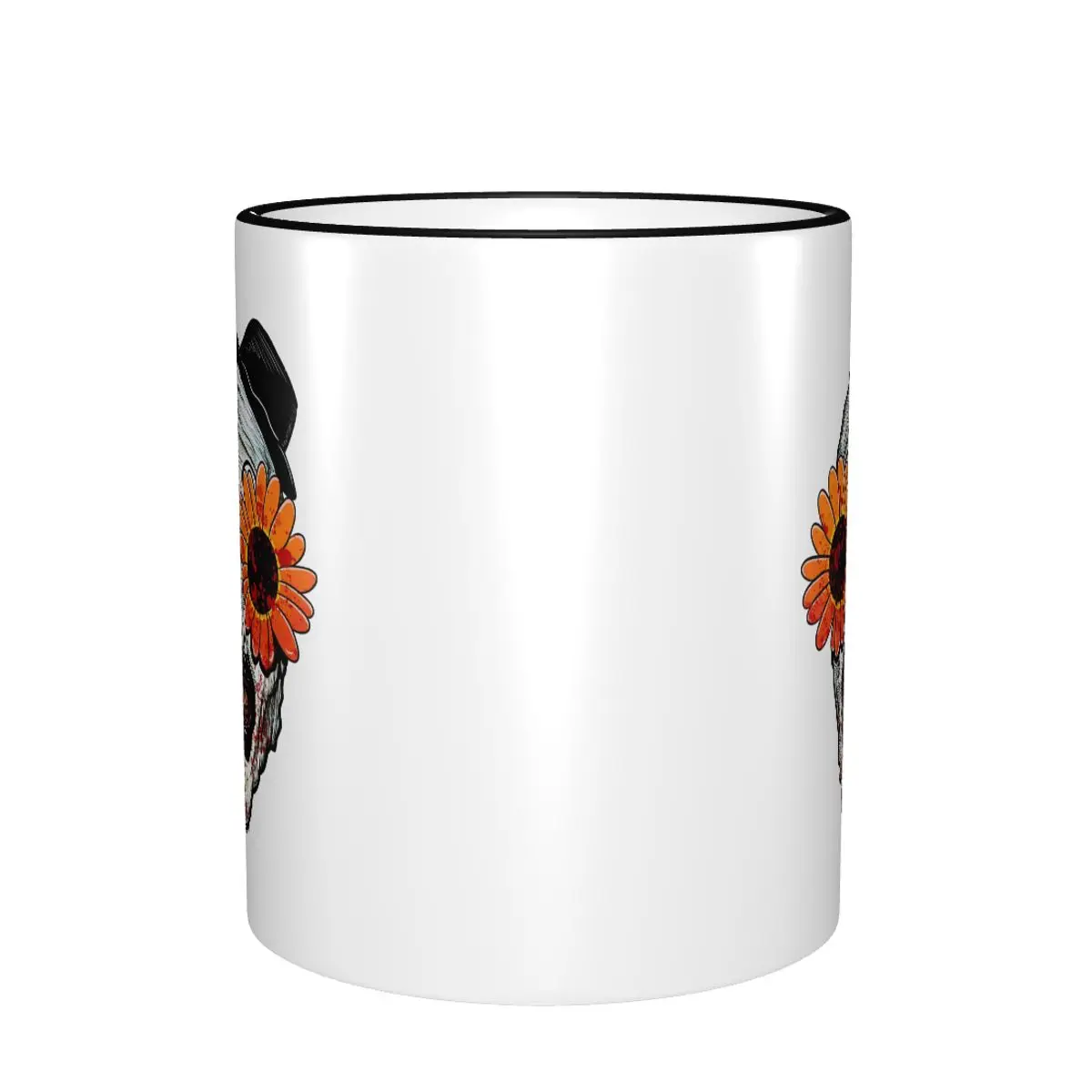 Art The Clown Terrifier 2 Sunflower Sunglasses Gift Mugs for Woman Man Fun Horror Movie Coffee Cup Present for Home