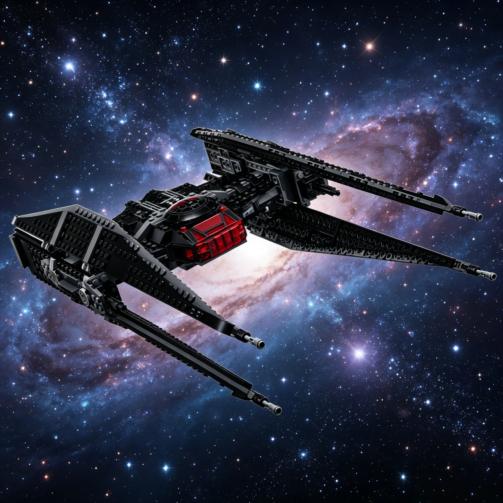

1459 pieces of Carlo Lun's TIE fighter UCS model building blocks Christmas gift assembly DIY educational children's toys