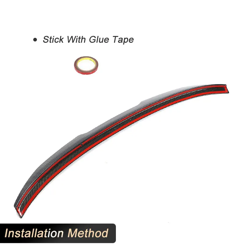 

Carbon Fiber Car Rear Trunk Spoiler Wings for Audi A3 Sline S3 RS3 8Y Sedan 2021-2023 Rear Spoiler Boot Duckbill Wing Lip FRP