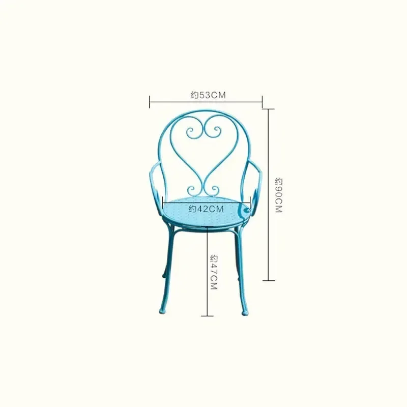 

-European Retro Iron Garden Furniture Sets Outdoor Courtyard Garden Balcony Table and Chair Set cafe Dining Table and Chairs