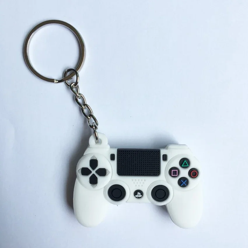 

Mini Game Controller Keychain Portable PVC Soft Rubber Game Console Key Ring Hanging Backpack Pendant New Year Christmas Gift