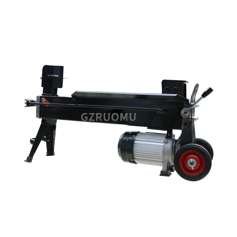 Cross Cutter Head Wood Splitter 8 Ton Electric Professional Wood Chopping Machine Forestry Household Firewood Splitting Artifact