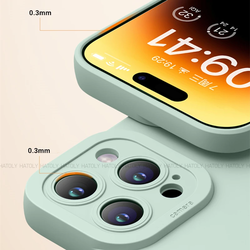 TPU Shockproof Phone Cover para Xiaomi, Camera Lens Protection, Caso De Luxo Original para Redmi Note 13 4G