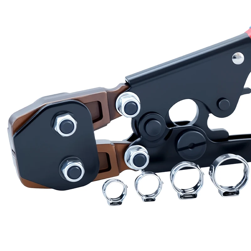 Heavy Duty Automotive Ratchet CV Joint Clamp Pliers Stainless Steel Air Water Hose Fixing Tool Crimping Pliers Nut Remover
