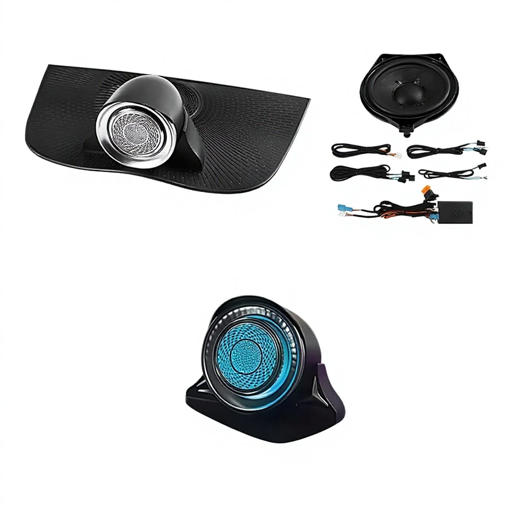 LHD 64 Colors Rotating Center Car Audio for C W206 W205 GLC X254 X253 4D Tweeter Speaker