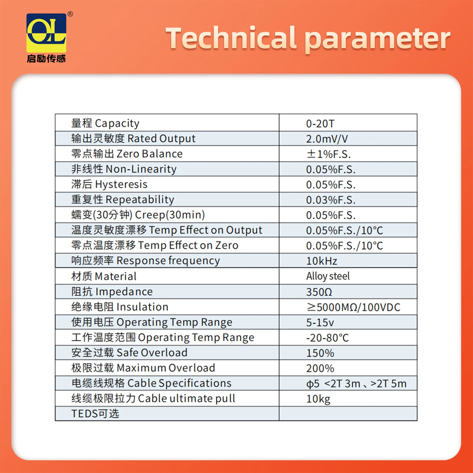 S type load cell 100kg 200kg 300KG 500kg 700KG 1T 2T 3T 5t 10T high precision pressure sensor for weighing scale