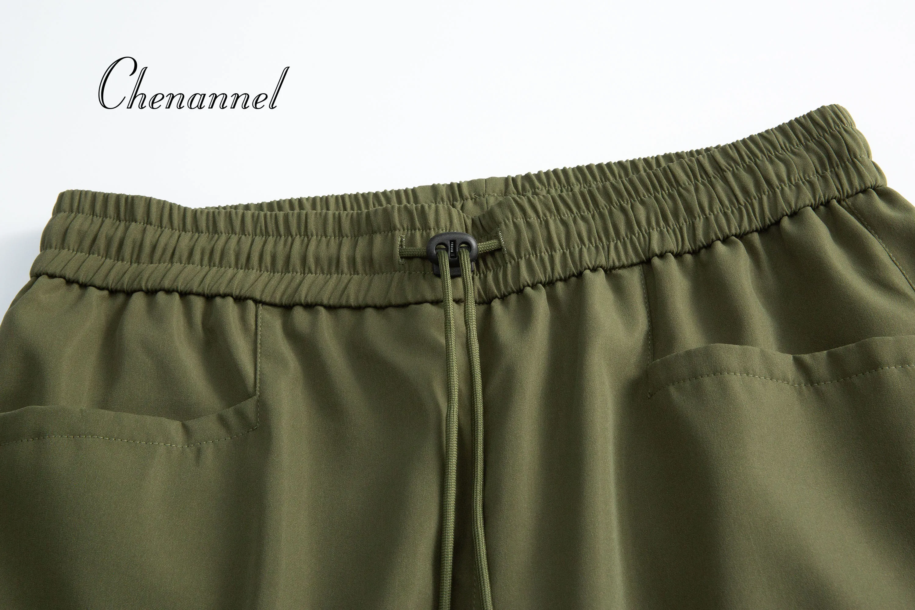 سراويل خريفية فضفاضة مقاومة للرياح وضيقة للرجال سراويل غير رسمية سراويل طويلة عصرية أمريكية