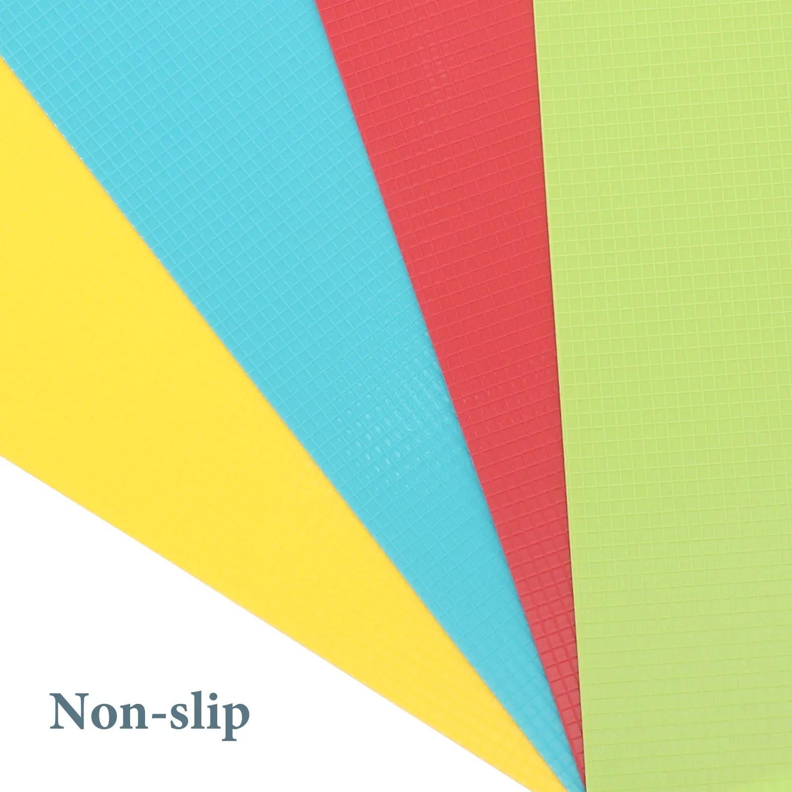

4 Pcs Nonslip Cutting Boards for Kids Safe PP Material Chopping Board Fruit Vegetable Meat Kitchen Use Reusable Small Mat