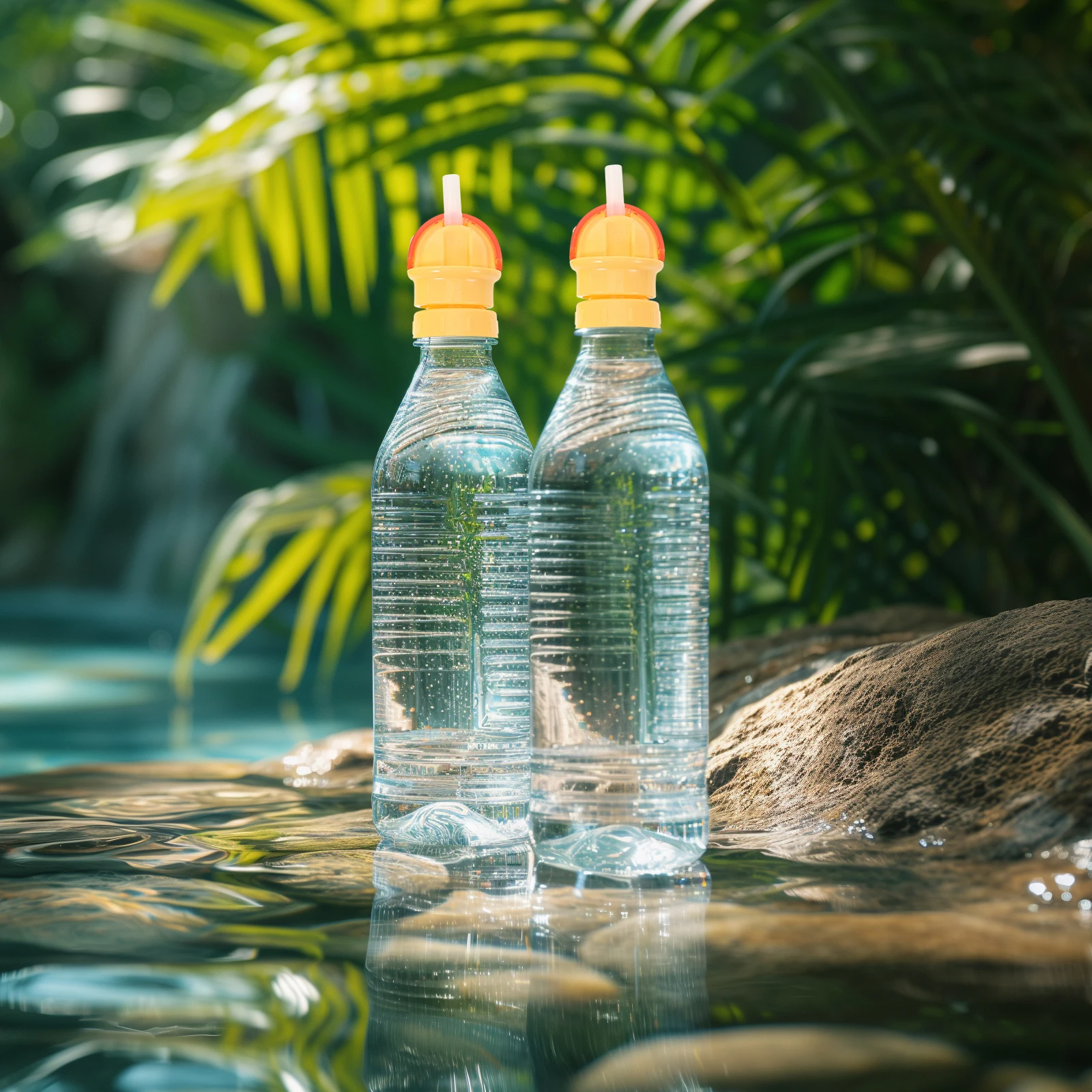 

2Pcs Anti-spill Bottle Cap Straw Pourer Leak-proof Straw Bottle Pourer PP Storage Lids Travel Beverage Changeover