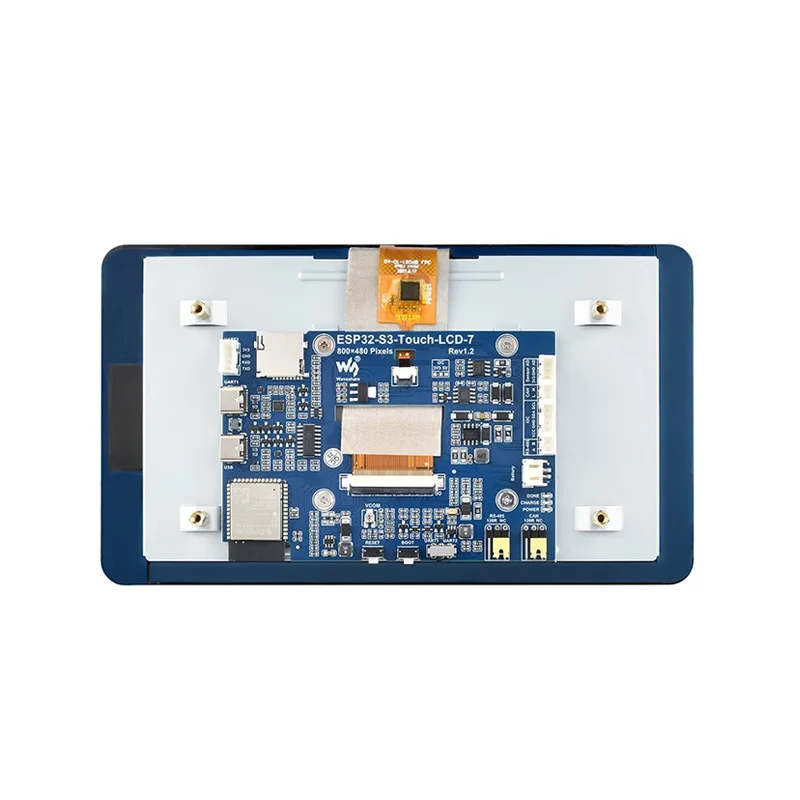 ESP32-S3 Type B 7 Inch Touch Display Development Board 800X480 1024X600 Resolution Touch Function Optional