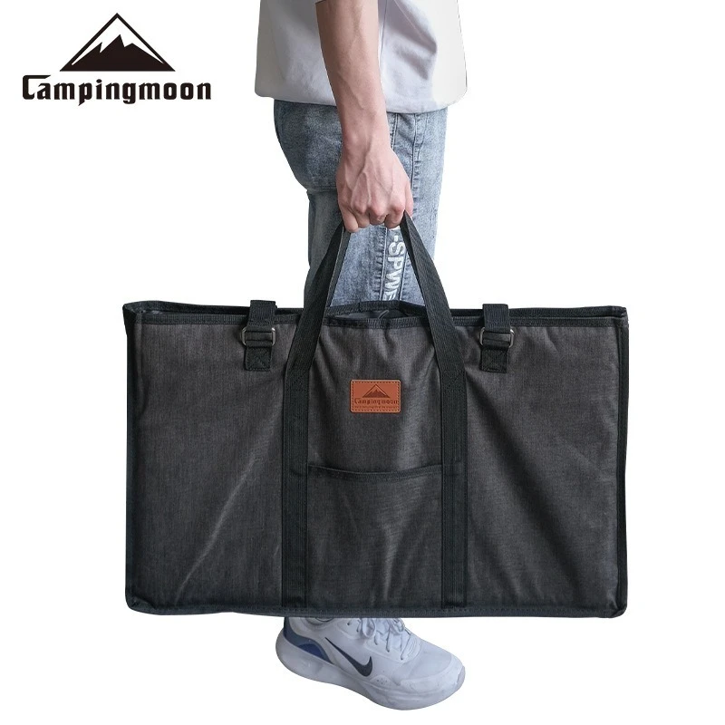 

Сумка-чехол CAMPINGMOON B-230-H черная, из холщовой ткани, для переноски снаряжения для кемпинга, дорожная сумка для хранения аксессуаров для кемпинга