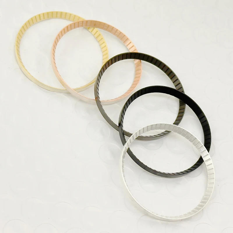 

30.3mmx27.3mm Watch High Quality Chapter Ring Fit SKX007 SKX009 NH35 NH36 Watch Case Replace Metal Inner Ring Watch Parts