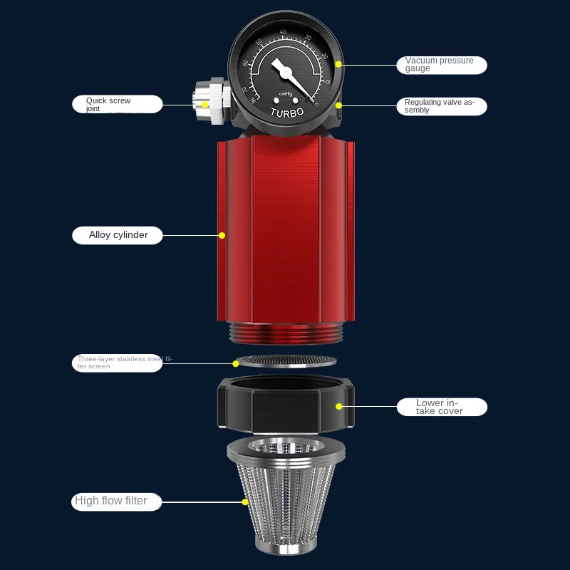 Speed increasing fuel economizer for automobile power plant Air intake retrofit Turbocharger universal Booster pump