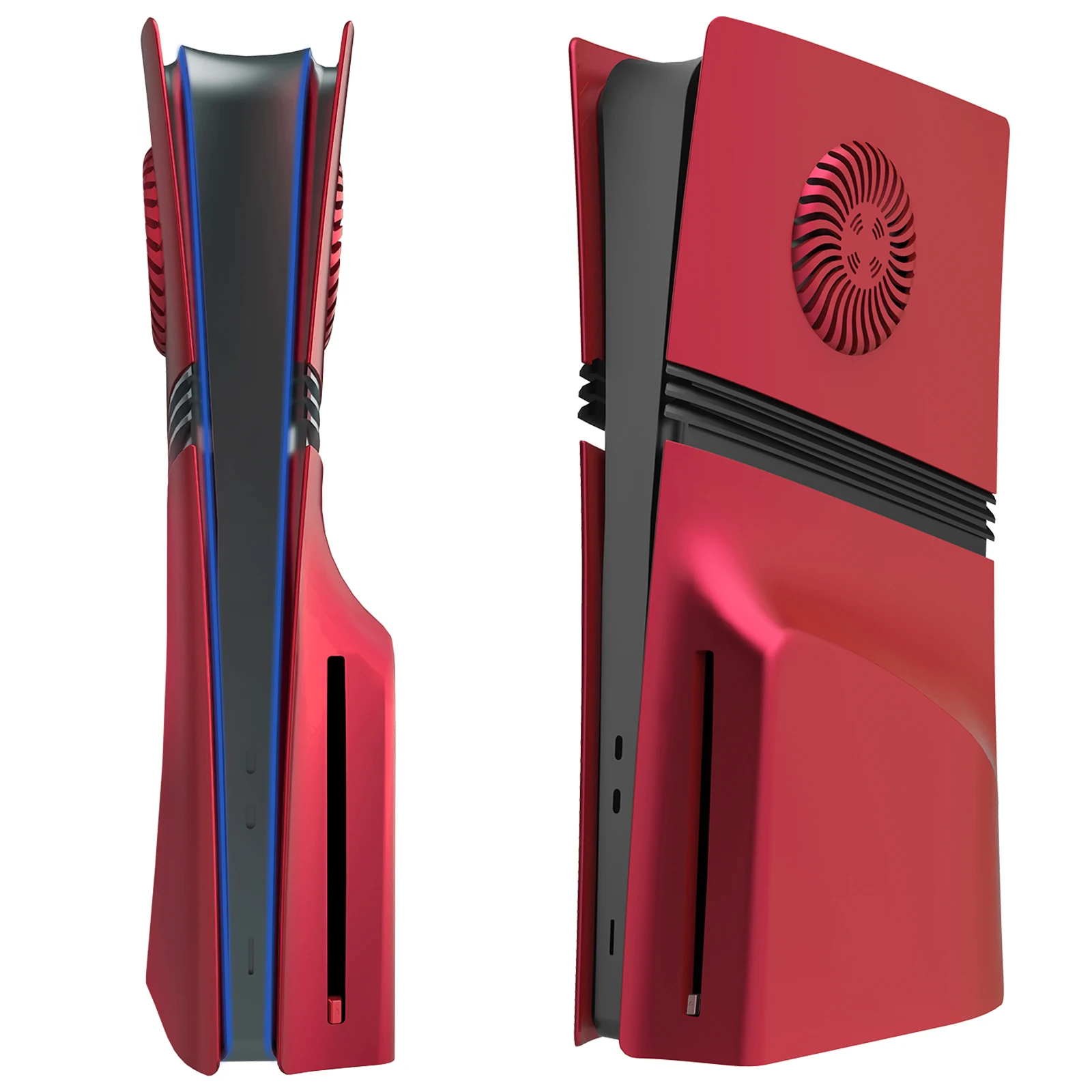 

For PS5 PRO Digital Console Ventilated Version Housingfor PS5 PRO Optical Drive Replacement Protective Shell Red Color