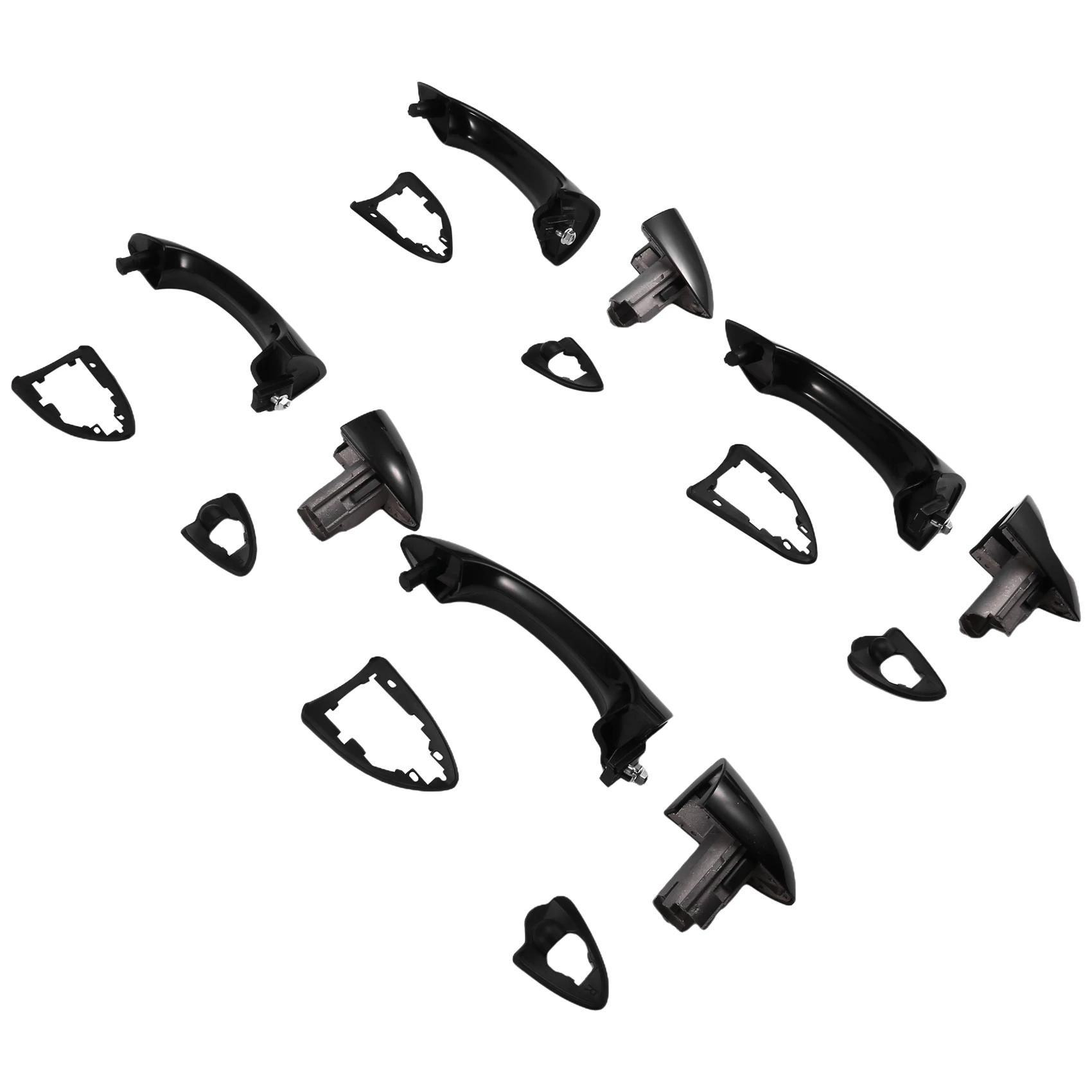 

1Set Front Rear Left Right Exterior Door Handle Kit for BMW X5 E53 2000-2006