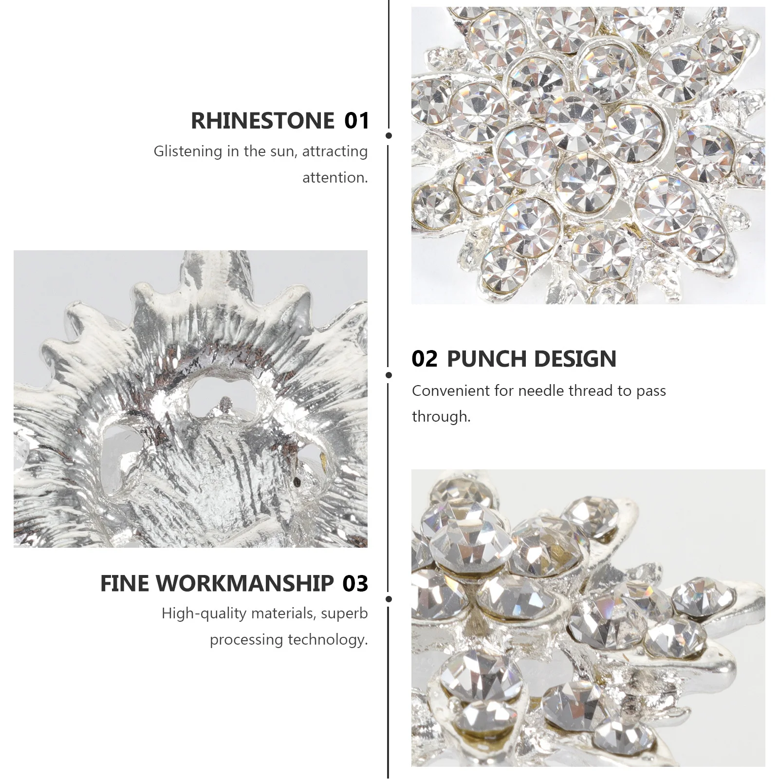 

24 шт., рождественская тема, украшение в форме снежинки, украшение своими руками, аксессуары из сплава, прочный, износостойкий, легкий, классический