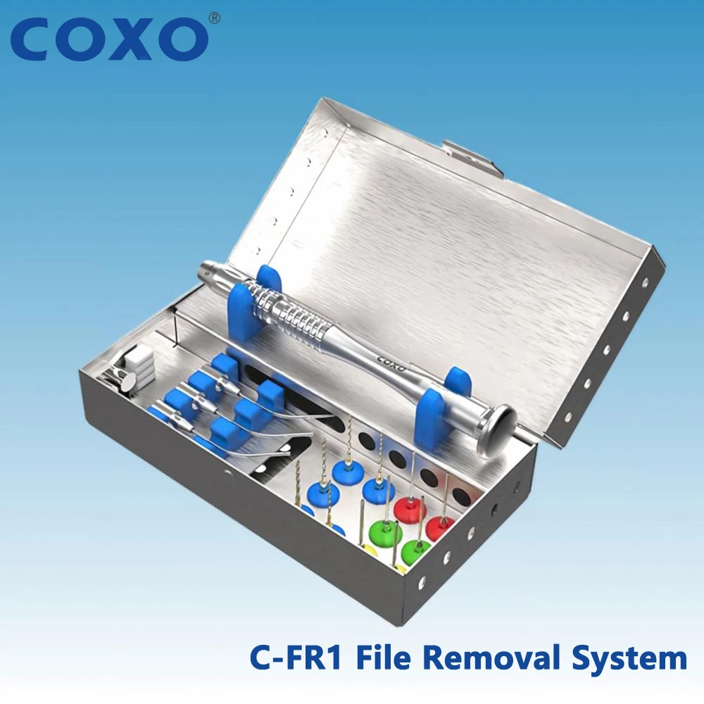 COXO C-FR1 Dental Endo File Removal System Kit Broken Instrument Extractor Root Canal Disinfection Box Medical Grade