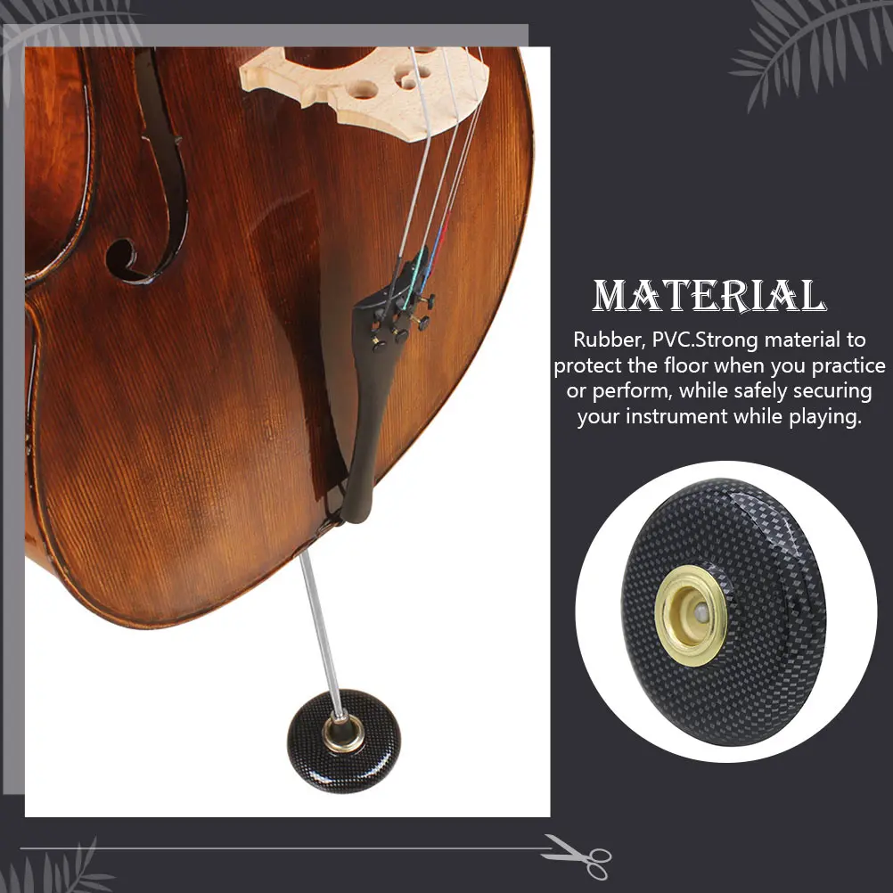 

Anchor Bolt Non-slip Mat Pad Rubber Cello Bottom Protector Instrument Accessories
