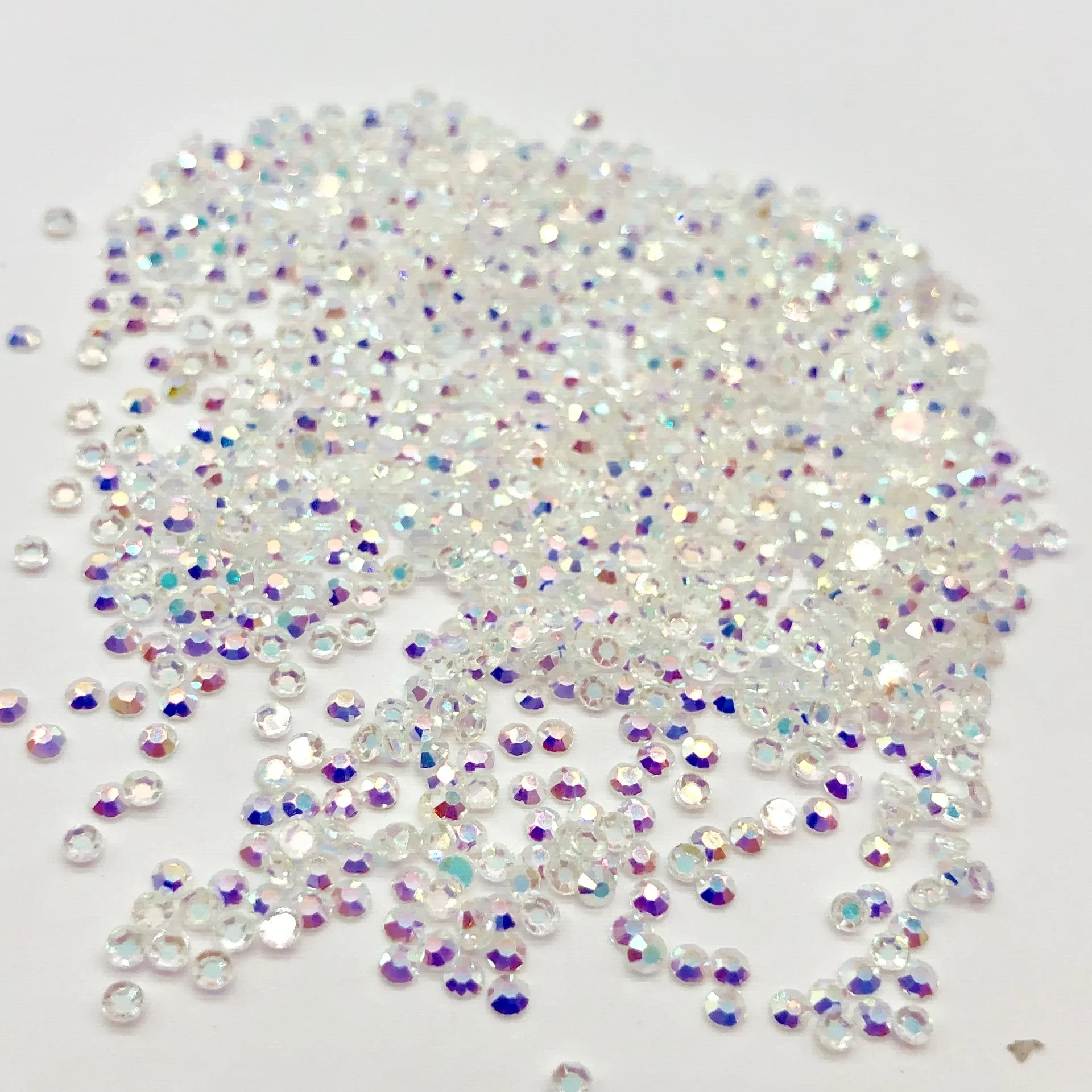 Top Gillter SS3-SS8 1440pcs Crystal AB gold 3D Non Hotfix FlatBack Strass Sewing &Fabric Garment Nail Art Rhinestone decorations