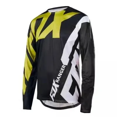 2022 Motocross Mountain T Shirts motocross   fox ranger bike bicycles  cycling jersey men Breathable  mens cycling jersey