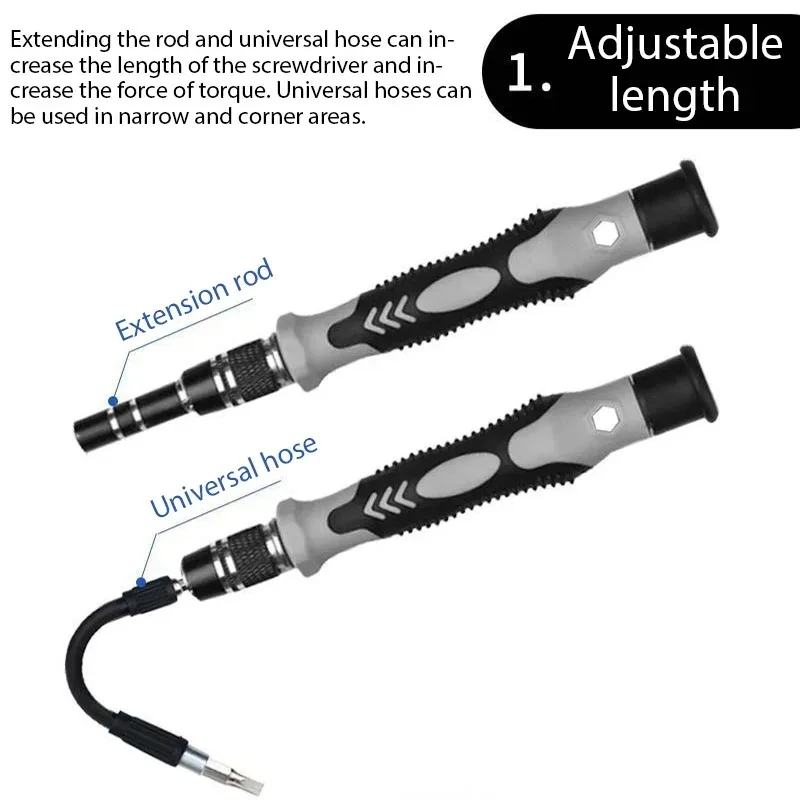 مجموعة مفك براغي دقيقة 115 في 1 أدوات يدوية للإصلاح الإلكتروني لقمة ثقب مغناطيسية صغيرة لوحدة تحكم ألعاب iPhone PC Mac DIY