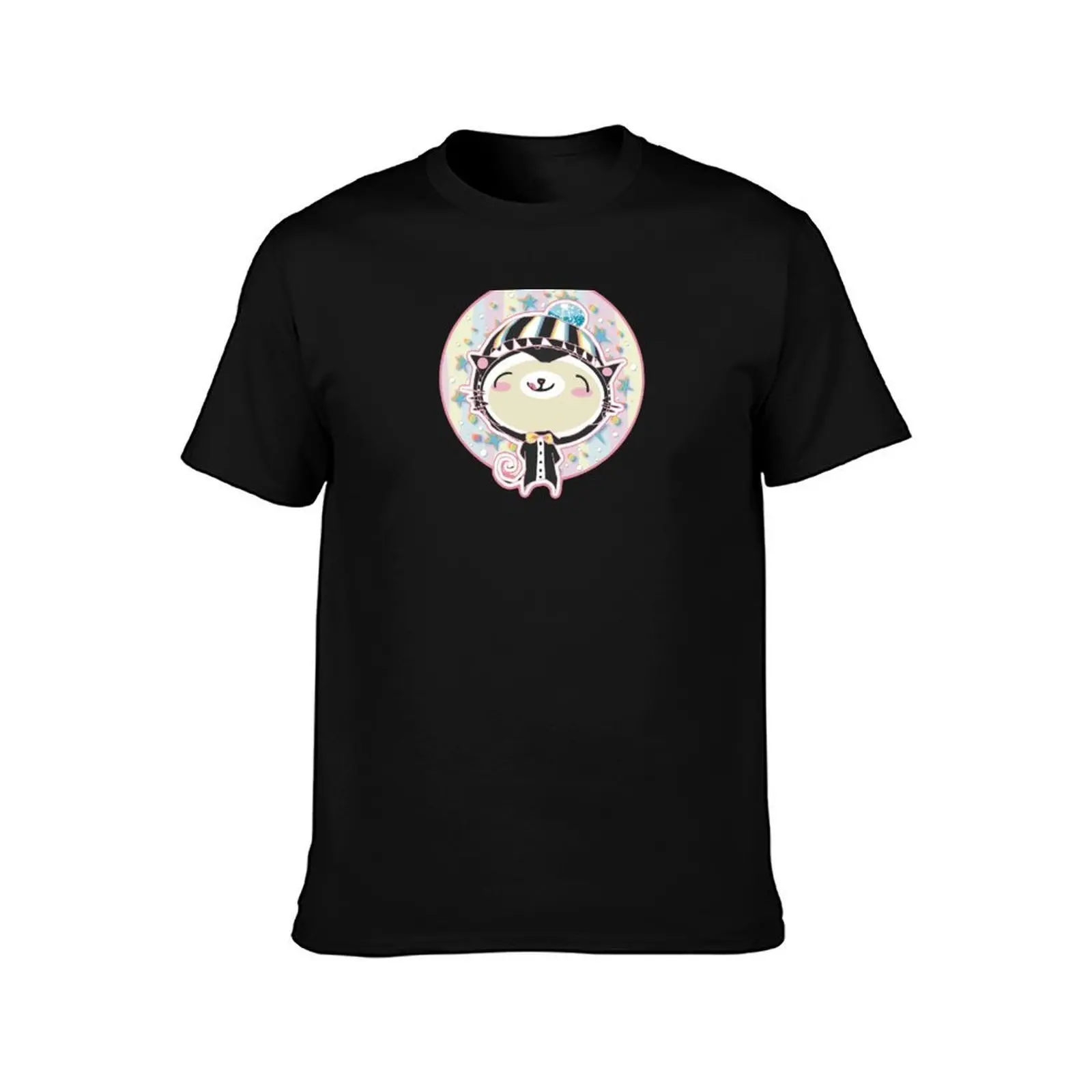 Cat in Candy Snow T-Shirt Plus Size Lightweight Tee Shirt