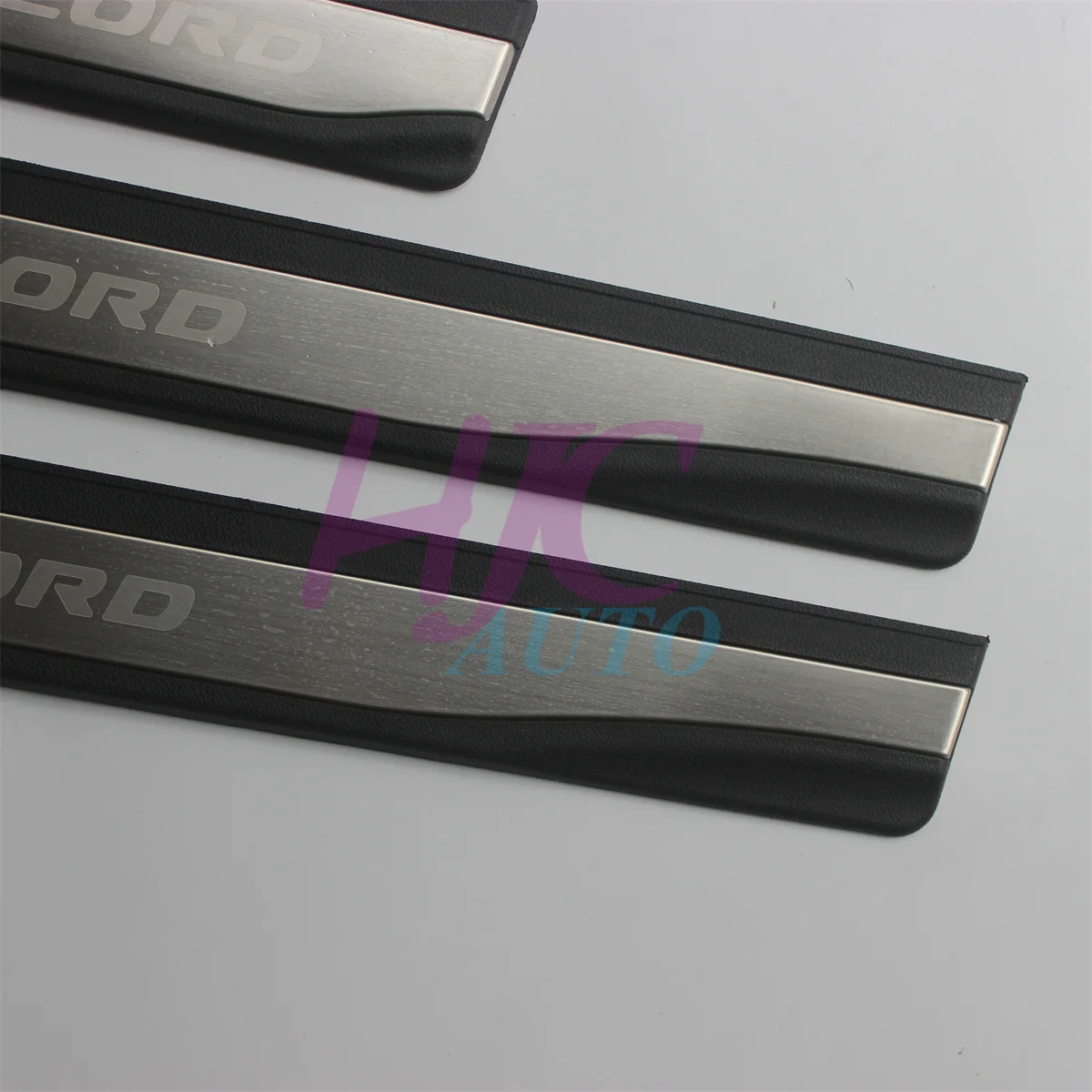 Car Styling Stainless Steel Led Door Sill Scuff Plate Guard Sills Protector Trim For Honda Accord 2018-2020 10TH