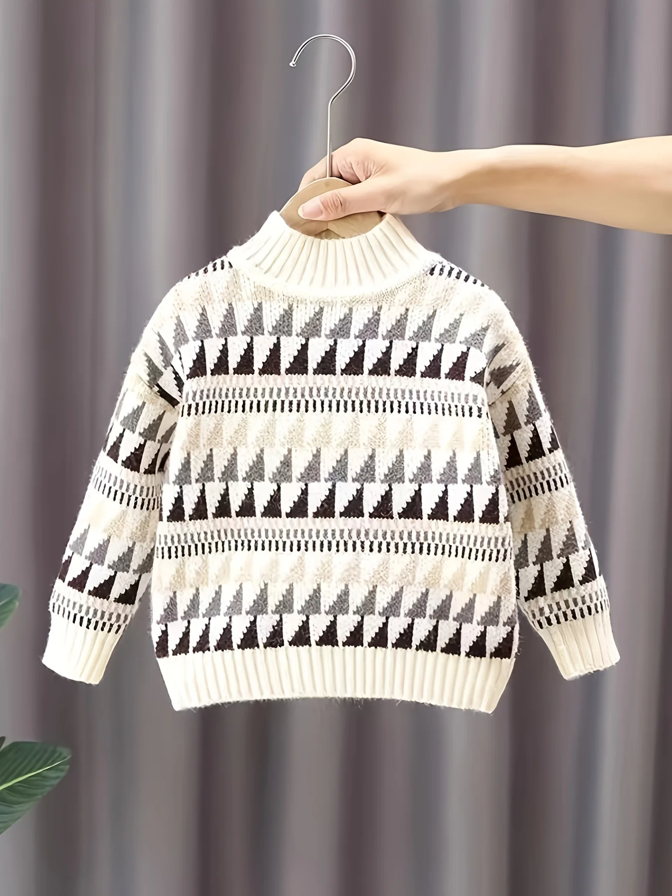 Boys' Sweater Pullover, New Autumn and Winter Style, Stylish Korean Version for Baby Boys, Outerwear for Young Children, Knitted Base Shirt