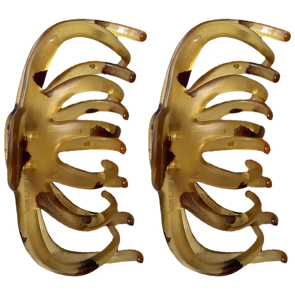 

2Pcs Oversized Hair Claw Clips Vintage French Design Barrettes for Women Thick Hair Updo Ponytail Bun Styling Accessories