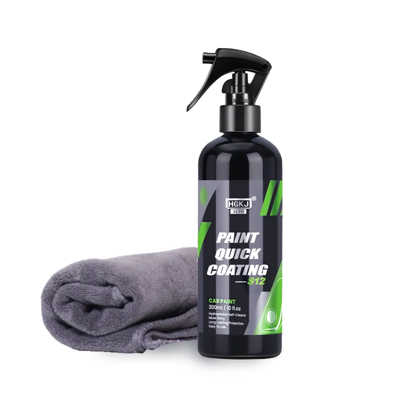 Ceramic Car Quick Coating Professional Hgkj S12 Nano Hydrophobic Body Polish Paint Care Protection Wax Spray Akcesoria samochodowe