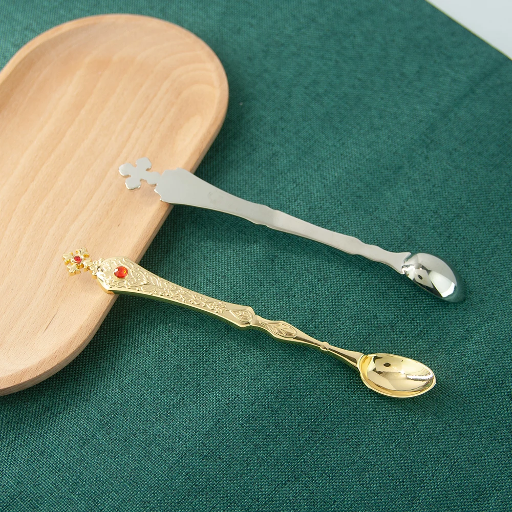 HT Orthodox Church Product Supplier Hoy Water Spoon Religious Ritual Accessories Sacrament Chalice Лжица \