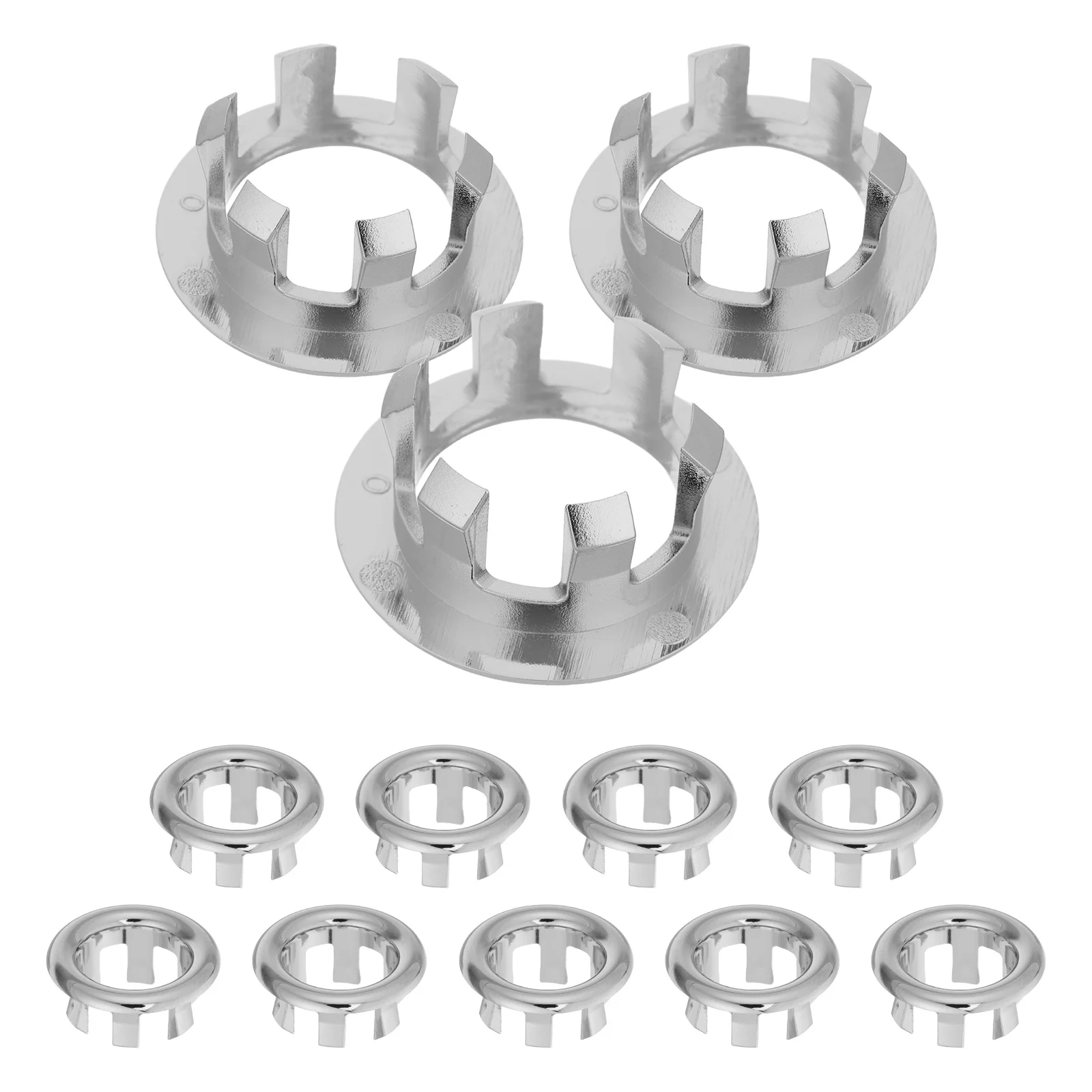 

12 шт. пластиковых заглушек для слива раковины, круглые декоративные заглушки для отверстий, замена заглушек для раковины в ванной, крышки для отверстий в раковине