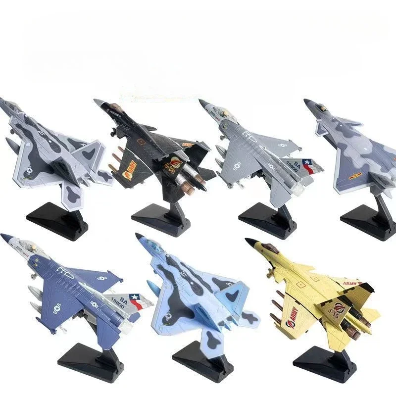 

SR-71 SU-35 SU-57 B-2A J10 J15 J30 J31 F16 F18 F35 F-22 simulation Fighter Jet Alloy Military Model Desktop Model Wall Ornament