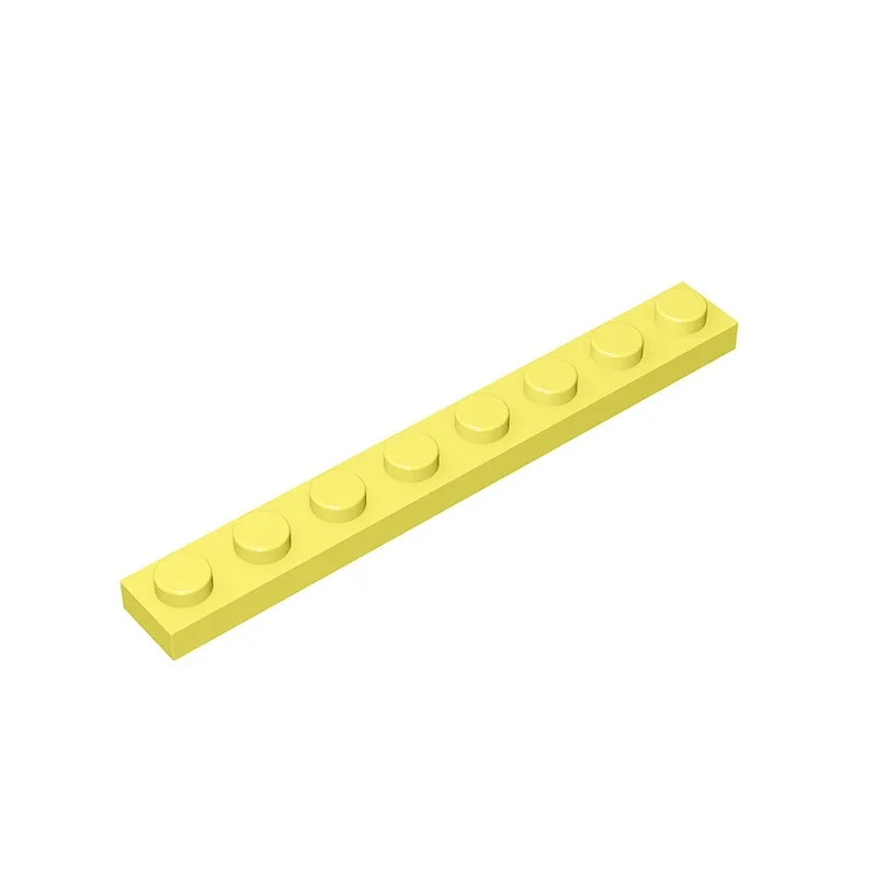 Gobricks GDS-506 Platte 1 x 8, kompatibel mit Lego 3460 Teilen, DIY-Baustein für Kinder, Partikelplatte zum Selbermachen