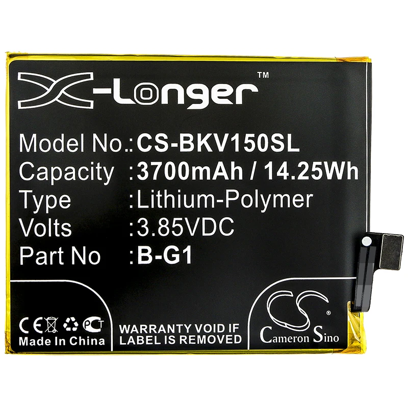 Cameron Sino Battery 3.85V/3700mAh B-G1 for VIVO / BBK V15 Pro,1818+Toolkit--Li-Polymer--3.85V