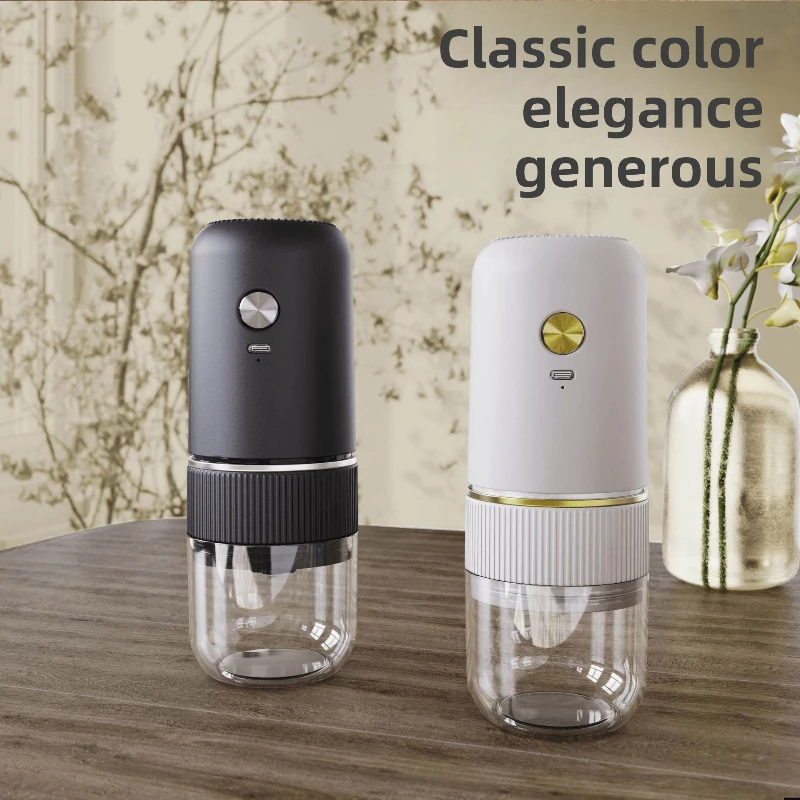 

Portable Electric Coffee Grinder Adjustable Grinding Thickness Ceramic Core Rechargeable, Easy-to-Clean For Coffee Lovers