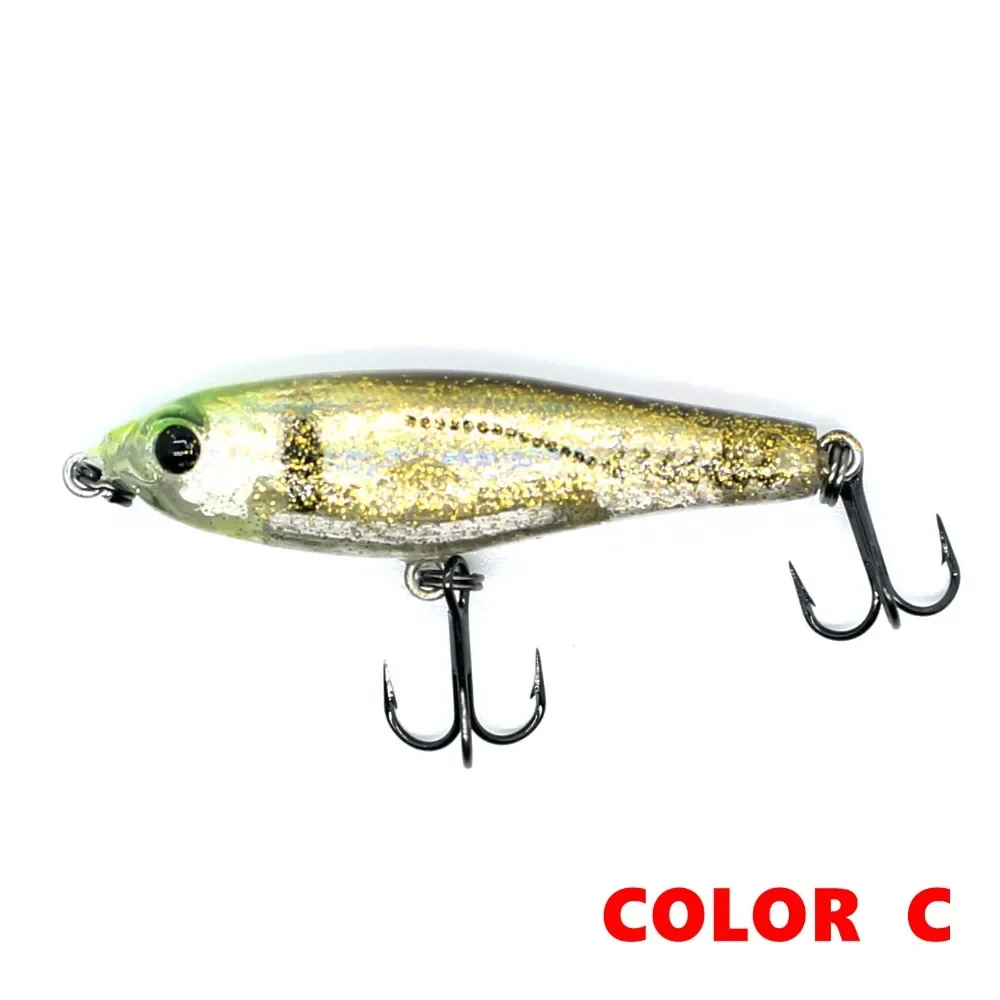 AOCLU-Hartköder, Bleistift-Wobbler-Köder, sinkender kleiner Stab, schwimmend wie verletzter, sterbender Fisch, VMC-Haken, solider Körper, 38 mm, 2,8 g – Detail 7