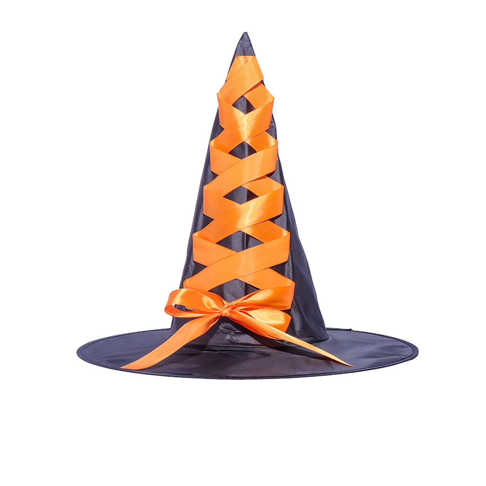 Halloween Witch Cosplay Costume Girls Vampire Princess Dress Carnival Party Dress Up with Pointed Hat and Broom for Performance