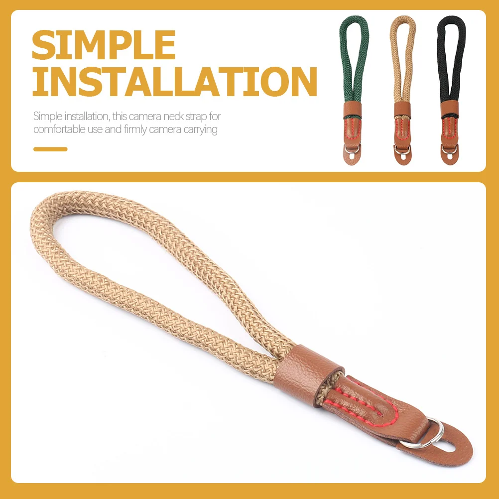 

3pcs Camera Wrist Strap Durable Flexible Lanyard For Cameras Comfortable Hand Strap Secure Holding Accessory For Photographers