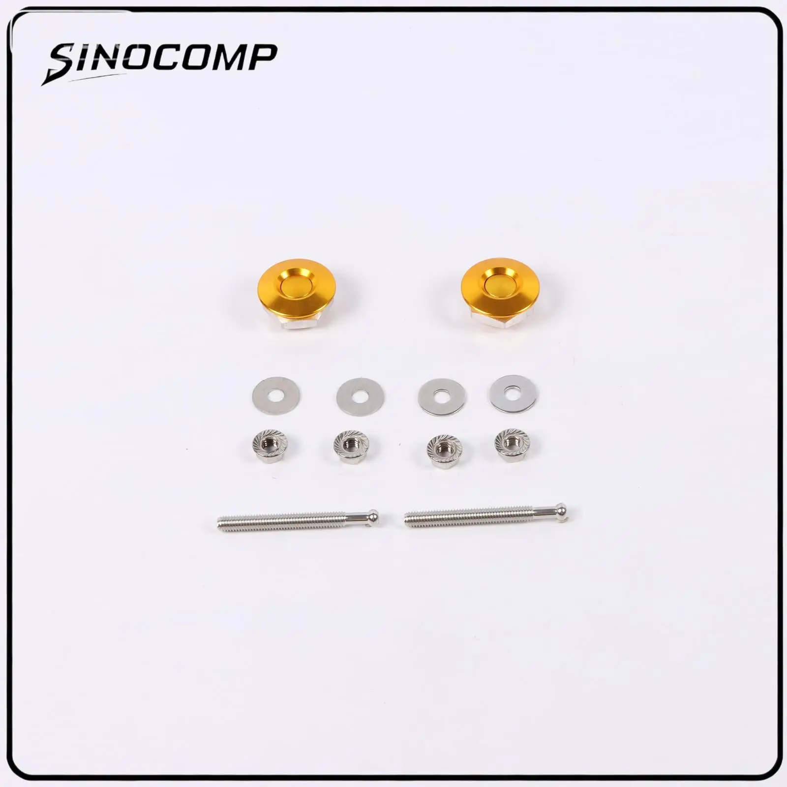 

Universal Gold Quick Release Hood Pins Bonnet Lock Clip Latch FOR Automotive