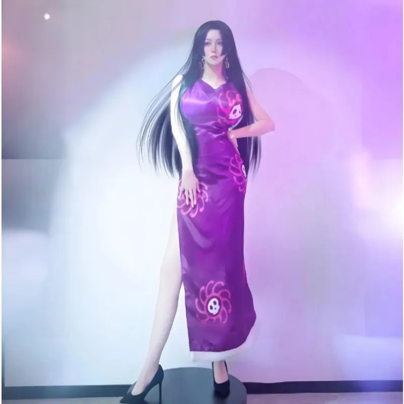 Anime boa hancock cosplay traje feminino cobra princesa rainha roupas vestido manto topos acessórios conjunto carnaval festa vestir-se