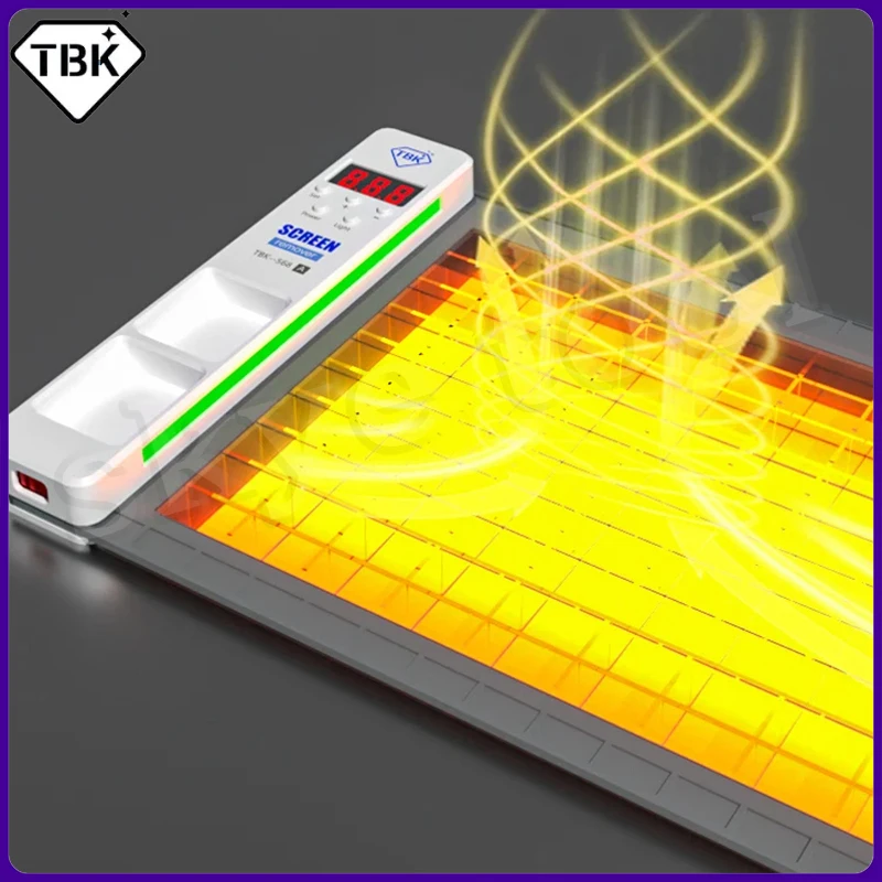 TBK-568A 16-inch LCD Screen Disassembly Preheating Platform For iPhone /Samsung/iPad Display Touch Screen Removal Silicon Pad