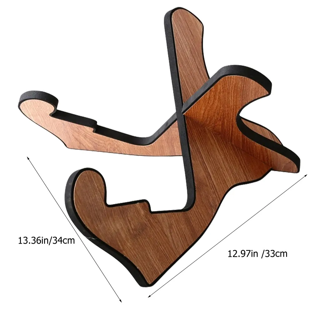 Durable Foldable Wooden Guitar Stand Stable Holder Support for Indoor Outdoor Guitar Display Rack Wood Violin Stand