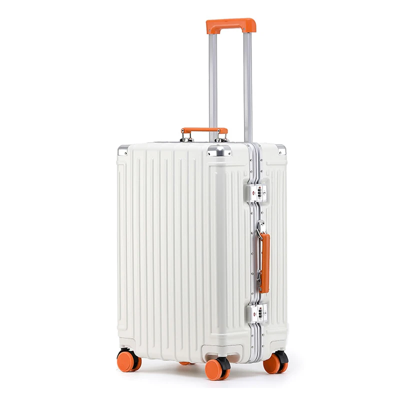 

Multifunctional Travel Suitcase 20-26 inch Cabin Suitcase Sturdy Password Luggage Thickened Aluminum Frame Trolley Luggage