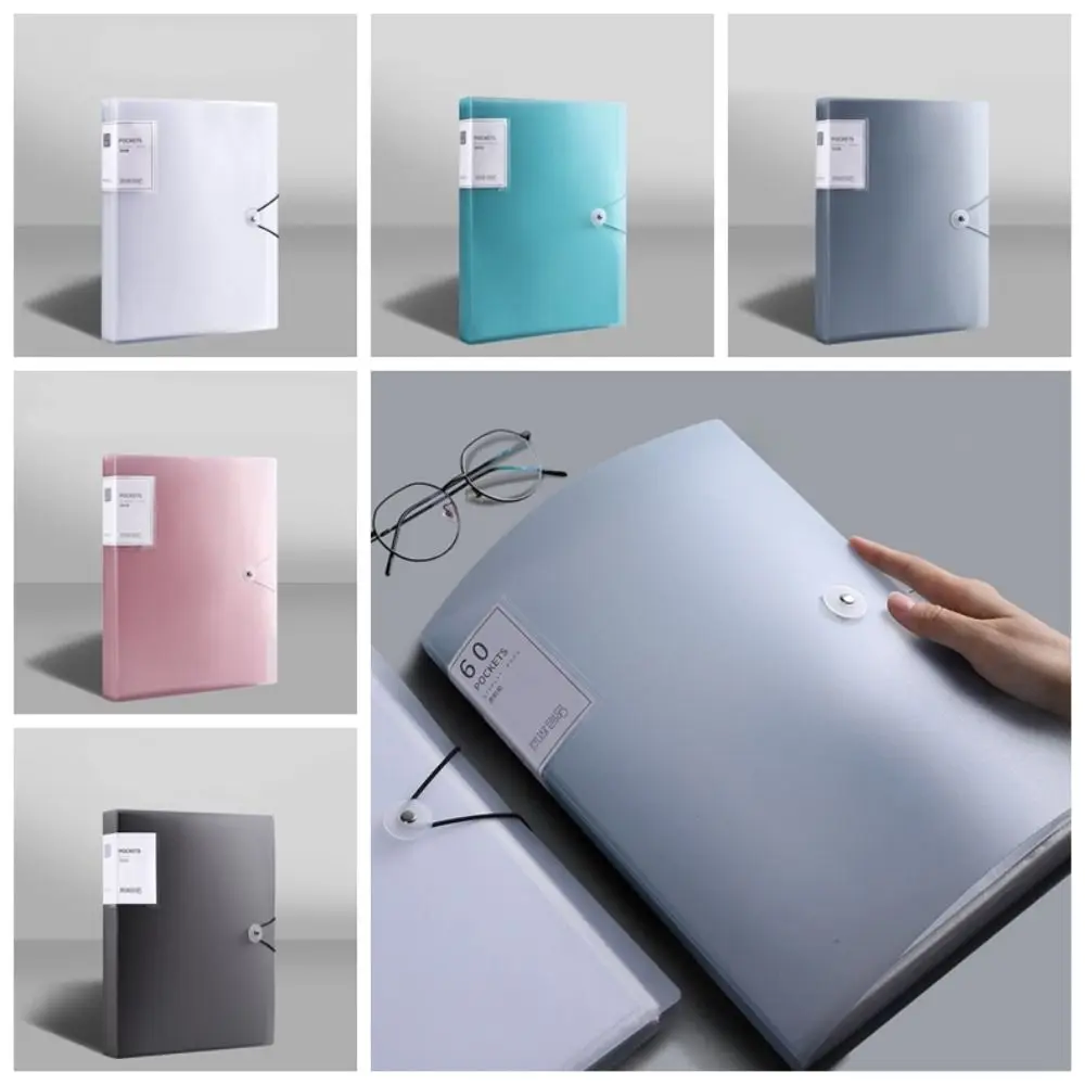 Organizzatore di file A4 per archiviazione da tavolo Cartella di carta per file A4 multifunzionale di grande capacità Porta documenti impermeabile antipolvere