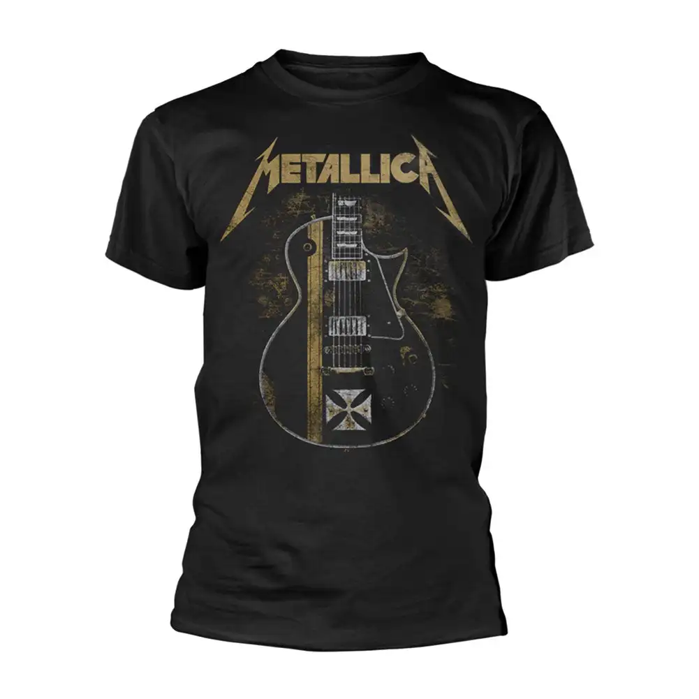 

Metallica Hetfield Iron Cross Band Graphic Print Summer Autumn Winter Men's and Women's Short Sleeved T-shirt Casual Loose